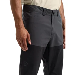 Didriksons Asher, outdoorbukser, herre, coal black
