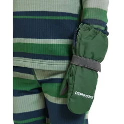Didriksons Biggles Zip, skiluffer, junior, mørkegrøn