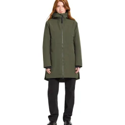 Didriksons Elena, parka, dame, mørkegrøn