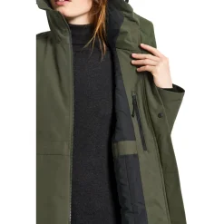 Didriksons Elena, parka, dame, mørkegrøn