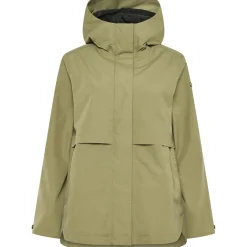 Didriksons Elsa, regnjakke, dame, olive green