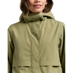 Didriksons Elsa, regnjakke, dame, olive green