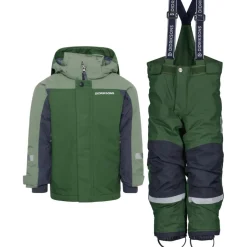 Didriksons Idre/Neptun skisæt, junior, mørkegrøn