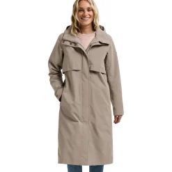 Didriksons Isolde, regnfrakke, dame, ash brown