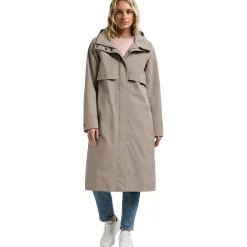 Didriksons Isolde, regnfrakke, dame, ash brown