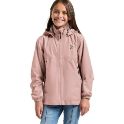 Didriksons Meliss, regnjakke, junior, lyserød