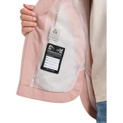 Didriksons Meliss, regnjakke, junior, lyserød