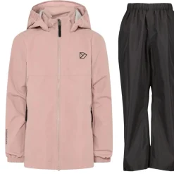Didriksons Meliss/Penta regnsæt, junior, lyserød/sort
