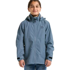 Didriksons Piko, regnjakke, junior, blå