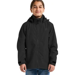 Didriksons Piko, regnjakke, junior, sort