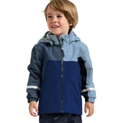 Didriksons Pilvi, regnjakke, junior, blå