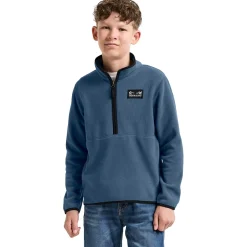 Didriksons Rubi, fleecetrøje, junior, blå