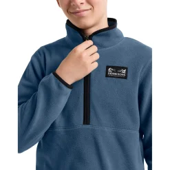Didriksons Rubi, fleecetrøje, junior, blå