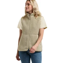 Didriksons Siv, fleecevest, dame, clay beige