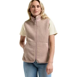 Didriksons Siv, fleecevest, dame, vintage pink