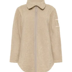 Didriksons Umi, fleecefrakke, dame, clay beige