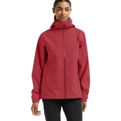 Didriksons Varja, regnjakke, dame, spring red