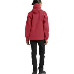 Didriksons Varja, regnjakke, dame, spring red