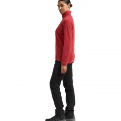 Didriksons Viona, fleecejakke, dame, spring red
