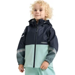 Didriksons Waterman, regnsæt, junior, blå/mint