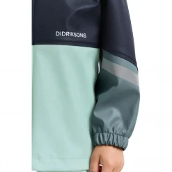Didriksons Waterman, regnsæt, junior, blå/mint