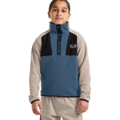 Didriksons Yokto, fleectrøje, junior, blå