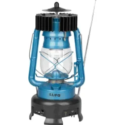 Feuerhand Lufo Hurricane Latern With Radio, lanterne, blå