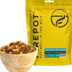 Firepot Orzo Pasta Bolognese, frysetørret mad, Reg