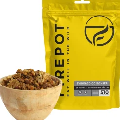 Firepot Svinekød og Bønner, frysetørret mad, Reg