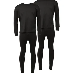 Helios Essential, skiundertøj, herre, sort, 2 sæt
