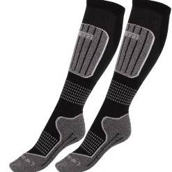 Helios Essential skiundertøj + 2 par Accezzi merino skistrømper, sort, junior