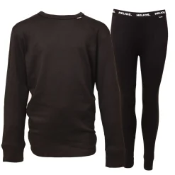 Helios Essential skiundertøj + 2 par Accezzi merino skistrømper, sort, junior