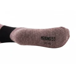 Helios Merino One 60, skistrømper, 2 par, pink