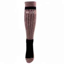 Helios Merino One 60, skistrømper, 2 par, pink