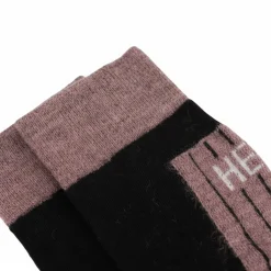 Helios Merino One 60, skistrømper, 2 par, pink