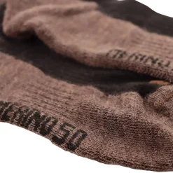 Helios Merino One 60, skistrømper, 2 par, brun