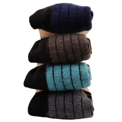 Helios Merino One 60, skistrømper, 2 par, sort