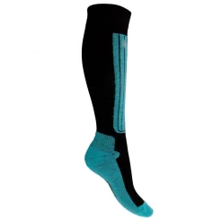 Helios Merino One 60, skistrømper, 2 par, lyseblå