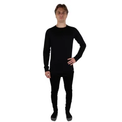 Helios Merino One, skiundertrøje, herre, sort