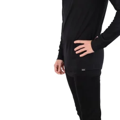 Helios Merino One, skiundertrøje, herre, sort
