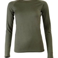 Helios Merino One skiundertøjssæt, dame, grøn