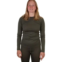 Helios Merino One skiundertøjssæt, dame, grøn