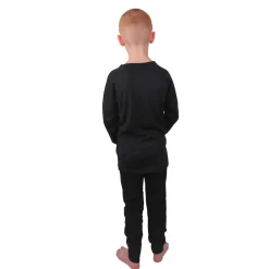 Helios Merino One, skiundertrøje, junior, sort