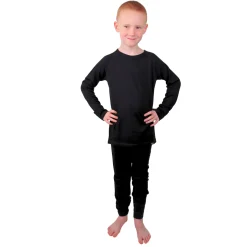 Helios Merino One, sæt, Junior, sort