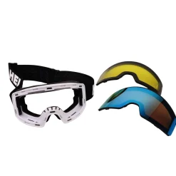 Helios Spark Magnet, skibriller, junior, blå/hvid