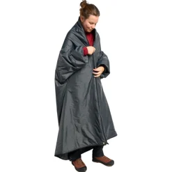 Helsport Blizzard Fjellduk Insulated, Dark Shadow / Ruby Red, OS, regnslag, grå