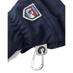 Hestra Army Leather Heli 3 finger skihandsker, mørkeblå