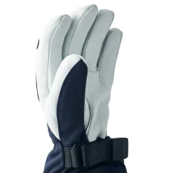 Hestra Army Leather Heli Ski, skihandsker, junior, navy