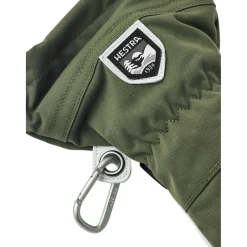 Hestra Army Leather Heli Ski, skihandsker, grøn
