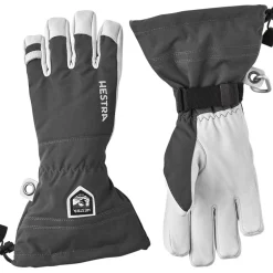 Hestra Army Leather Heli Ski, skihandsker, grå